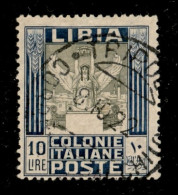 Colonie - Libia - 1921 - 10 Lire (32a) Usato - Andere & Zonder Classificatie