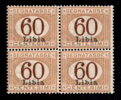 Colonie - Libia - 1925 - 60 Cent (11) In Quartina - Gomma Integra - Other & Unclassified