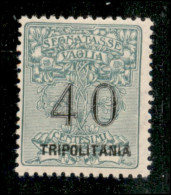 Colonie - Tripolitania - 1924 - 40 Cent (2) - Gomma Integra - Cert. AG - Andere & Zonder Classificatie