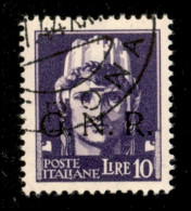Repubblica Sociale - G.N.R. Verona - 1944 - 10 Lire (486) - Usato - Savarese - Other & Unclassified