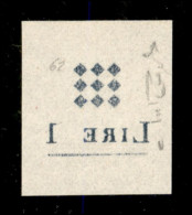 Emissioni Locali - Guidizzolo - 1945 - Prova Di Macchina Della Soprastamp (1 - Varietà) Con Decalco - Sempre Senza Gomma - Other & Unclassified