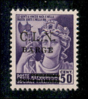 C.L.N. - Barge - 1945 - 50 Cent (4) - Gomma Integra - Altri & Non Classificati