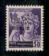 C.L.N. - Barge - 1945 - 50 Cent (4) - Gomma Integra - Sonstige & Ohne Zuordnung