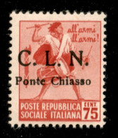 C.L.N. - Ponte Chiasso - 1945 - 75 Cent (7) - Gomma Integra - Autres & Non Classés