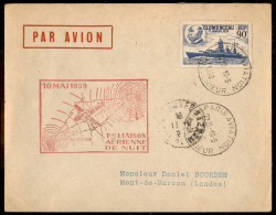 Europa - Francia - 1939 (10 Maggio) - Pau Bordeaux - Muller 447a - Aerogramma Per Mont Marsan - Sonstige & Ohne Zuordnung