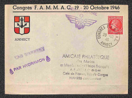 Europa - Francia - 1946 (20 Ottobre/7 Dicembre) - Due Aerogrammi Speciali - Sonstige & Ohne Zuordnung