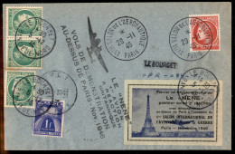 Europa - Francia - 1946 (29/30 Novembre) - Parigi XVII Salone Aeronautico - Due Buste Speciali - Other & Unclassified