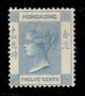 Oltremare - Hong Kong - 1863 - 12 Cent Vittoria (12) - Gomma Originale - Other & Unclassified