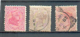 A 55  - NZ - YT 60 * -  64 Et 66 ° Obli - Used Stamps