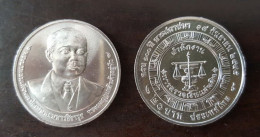 Thailand Coin 20 Baht 2016 100th Office Of Auditor General - Thaïlande