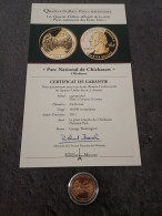 NATIONAL PARKS QUARTER DOLLAR 2011 P OKLAHOMA CHICKASAW / CUPRONICKEL DORURE OR 24 CARATS / USA / + CERTIFICAT - 2010-...: National Parks