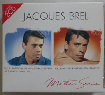 CD/ Jacques Brel - Master Série. Coffret 2 CD. Volumes 1 & 2 / Podis - 1998 - Altri - Francese