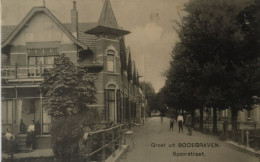 Bodegraven (ZH) Groet Uit - Spoorstraat 1916 - Autres & Non Classés