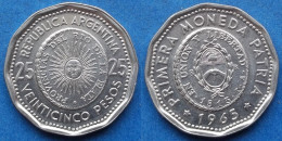 ARGENTINA - 25 Pesos 1965 KM# 61 Republic - Edelweiss Coins - Argentine