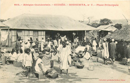  AOF , GUINEE FRANCAISE , Fortier N° 602 , SOUGUETA , Place Principale ,  * 299 81 - Guinée Française