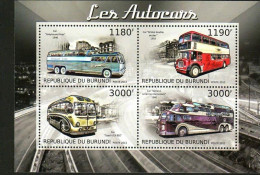 Burundi 2012 Urban Transport Bus Car,MS MNH - Neufs