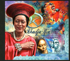 Burundi 2012 Famous Singer Artist Musician Kajia Nan,MS MNH - Unused Stamps