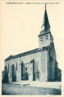 23 , CHENERAILLES , Eglise Et Croix De Mission , * 319 29 - Chenerailles