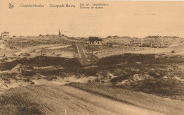 OOSTDUINKERKE  DUINPARK BAINS    ZICHT OP DE DUINEN    ( ACHTERAAN RECLAME  HET DUINENHOF )       2 SCANS - Oostduinkerke