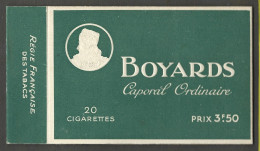 Publicite     Etui   Cigarettes Boyards Caporal Ordinaire - Empty Cigarettes Boxes