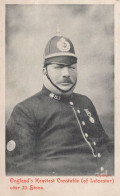 Leicester Police England's Heaviest PC Constable Antique Rare Postcard - Police - Gendarmerie