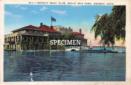 Detroit Boat Club - Belle Isle Park - Detroit