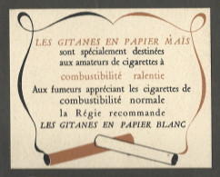 Publicite   Les Gitanes En Papier Mais - Autres & Non Classés