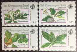 Seychelles Zil Elwannyen Sesel 1990 Poisonous Plants 2nd Series MNH - Plantas Tóxicas