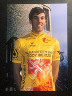 Cedric Van Lommel - Vlaanderen 2002 - 1995 -  Carte / Card - Cyclists - Cyclisme - Ciclismo -wielrennen - Cyclisme