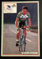 Mario Manzoni - Gatorade - 1993 - Carte / Card - Cyclists - Cyclisme - Ciclismo -wielrennen - Cyclisme