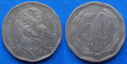 CHILE - 50 Pesos 2008 KM# 319.3 Monetary Reform (1975) - Edelweiss Coins - Chili