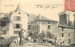 43 , BLESLE , Groupe De Paysans ( Chevres Moutons , CF * 348 20 - Blesle