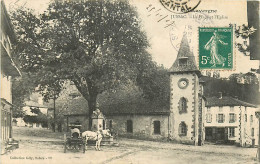 15 , JUSSAC , La Place Et L'église ( Collection Gely , CF * 348 75 - Jussac