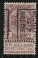 Malines Mechelen  1912  Nr.  1794B - Roller Precancels 1910-19