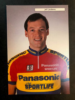 Jef Lieckens - Panasonic - 1990 - Carte / Card - Cyclists - Cyclisme - Ciclismo -wielrennen - Cyclisme