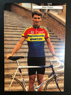 Allan Peiper - Panasonic - 1990 - Carte / Card - Cyclists - Cyclisme - Ciclismo -wielrennen - Cyclisme