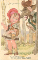 Illustration De MAUZAN , Fable De La Fontaine , Le Petit Chaperon Rouge , * 351 53 - Mauzan, L.A.