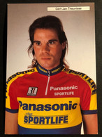 Gert-Jan Theunisse - Panasonic - 1990 - Carte / Card - Cyclists - Cyclisme - Ciclismo -wielrennen - Cyclisme