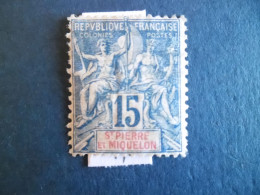 SPM 1892 Y/T 64  " Papier Teinté "  Neuf Avec Charnière, Voir Centrage - Cote 24,00 - Nuovi