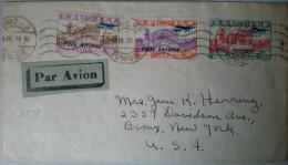 TUNISIE -  2 Lettres (enveloppes) De 1939 Et 1953 Pour Les Etats-Unis - 2 Photos - Andere & Zonder Classificatie