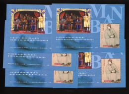 WW14216v5- ARGENTINA 1999- MNH (ARTE - PINTURA)_ X5 - Blocchi & Foglietti