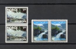 NORVEGE   N° 698a + 699a   NEUFS SANS CHARNIERE   COTE  5.50€    EUROPA - Unused Stamps