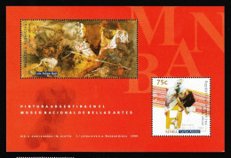 WW14217- ARGENTINA 1999- MNH (ARTE - PINTURA) - Blocs-feuillets