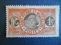 SPM 1909-17 Y/T 78  " Pêcheur. D "  Neuf Sans Gomme - Cote 0,50 - Unused Stamps