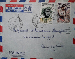 O 1 Lettre / Carte  Tahiti  Devant De Lettre - Storia Postale