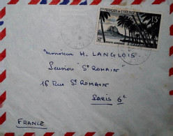 O 1 Lettre / Carte  Tahiti - Lettres & Documents