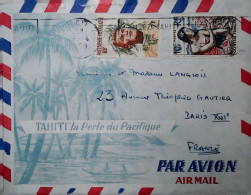 O 1 Lettre / Carte  Tahiti - Storia Postale