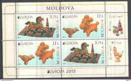 Europa CEPT 2015 Moldavia Moldova BF-S/S **/MNH VF - 2015