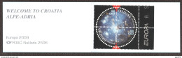 Europa CEPT 2009 Croazia Hrvatska Croatia Libretto/Booklet **/MNH VF - 2009