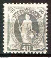 Svizzera 1905 Unif.92 */MH VF/F - Nuevos